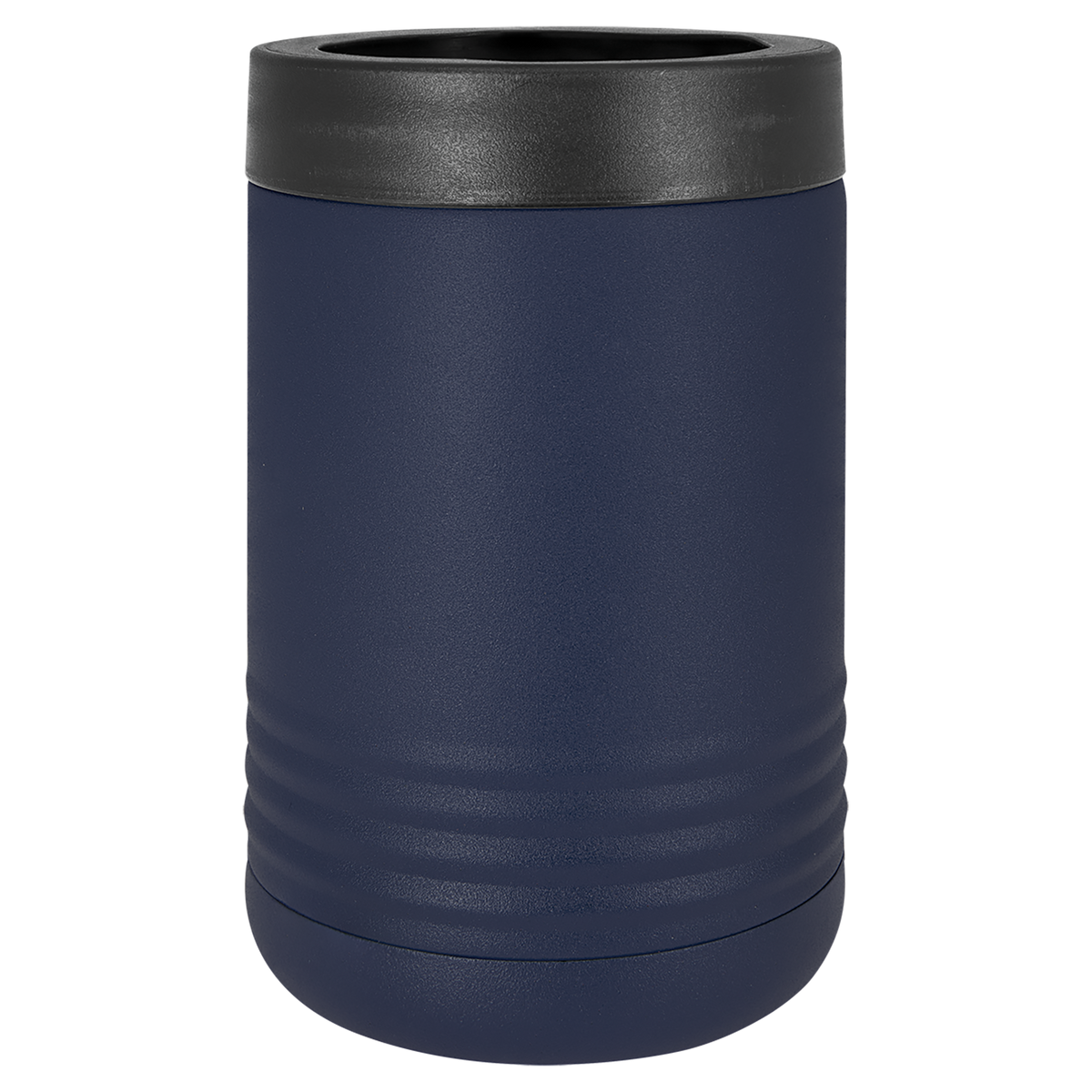 Navy Blue with Silver Engraving Beverage Holder Tumbler - Laser Engraved Drinkware