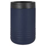 Navy Blue with Silver Engraving Beverage Holder Tumbler - Laser Engraved Drinkware