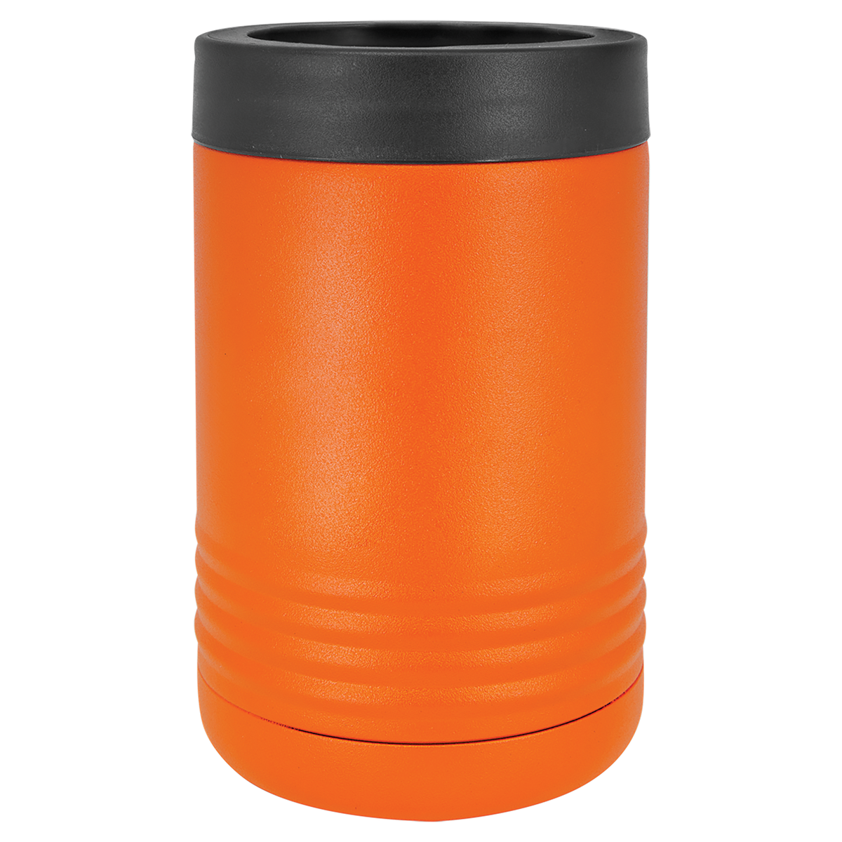 Orange with Silver Engraving Beverage Holder Tumbler - Laser Engraved Drinkware