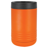 Orange with Silver Engraving Beverage Holder Tumbler - Laser Engraved Drinkware