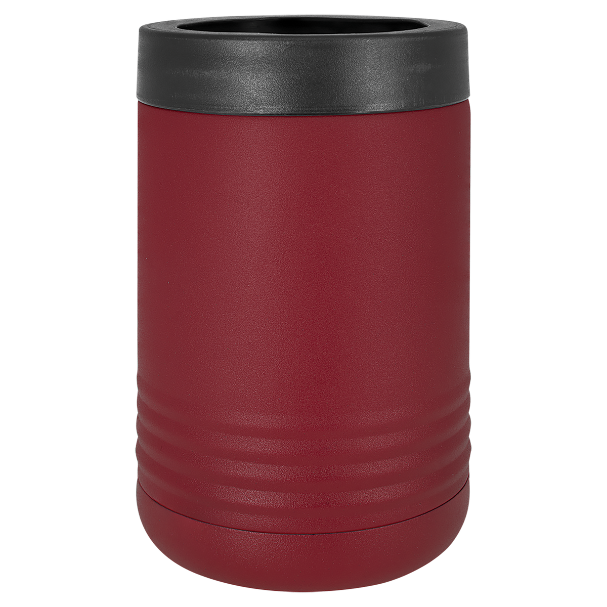 Maroon with Silver Engraving Beverage Holder Tumbler - Laser Engraved Drinkware