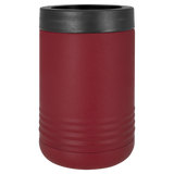 Maroon with Silver Engraving Beverage Holder Tumbler - Laser Engraved Drinkware