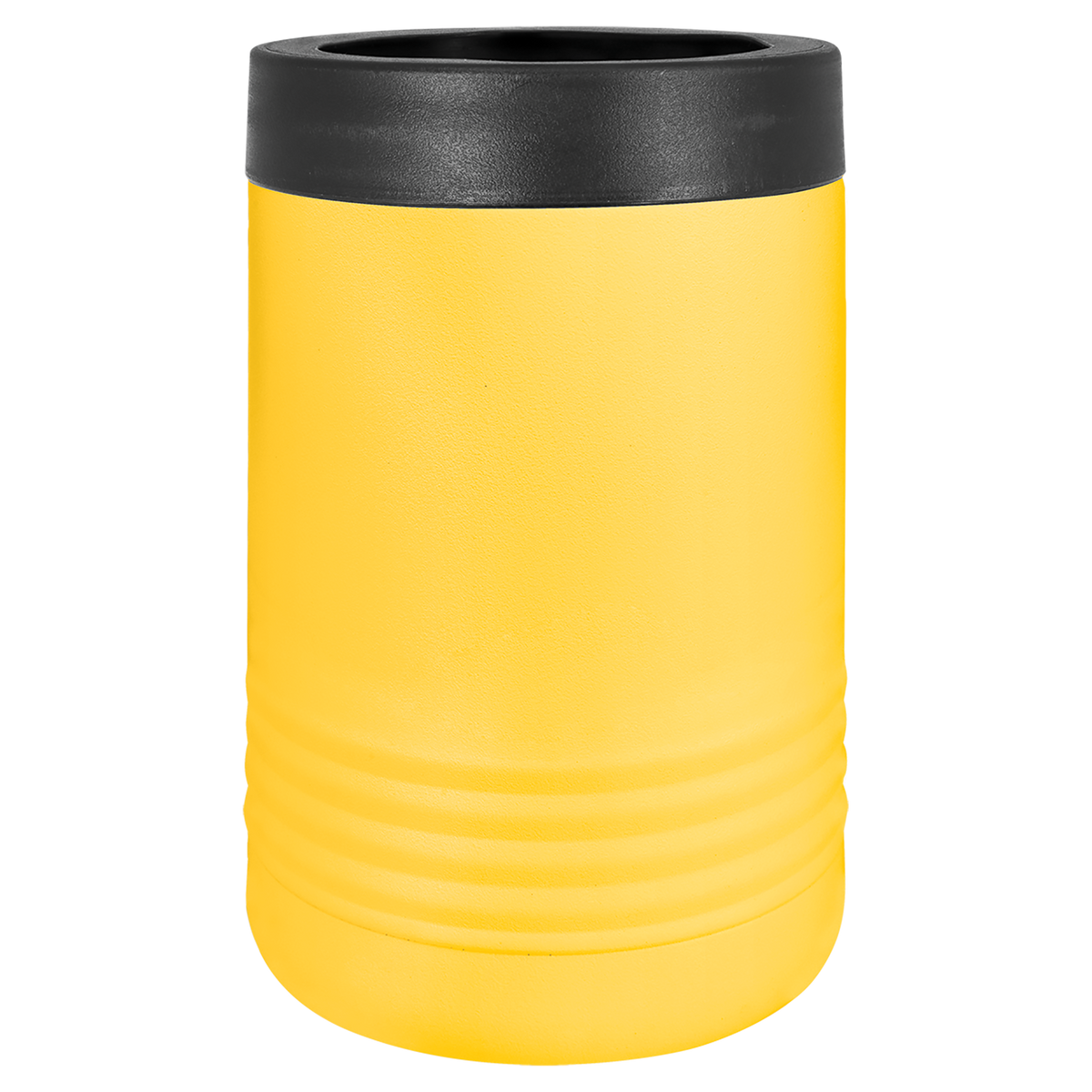 Yellow with Silver Engraving Beverage Holder Tumbler - Laser Engraved Drinkware