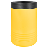 Yellow with Silver Engraving Beverage Holder Tumbler - Laser Engraved Drinkware