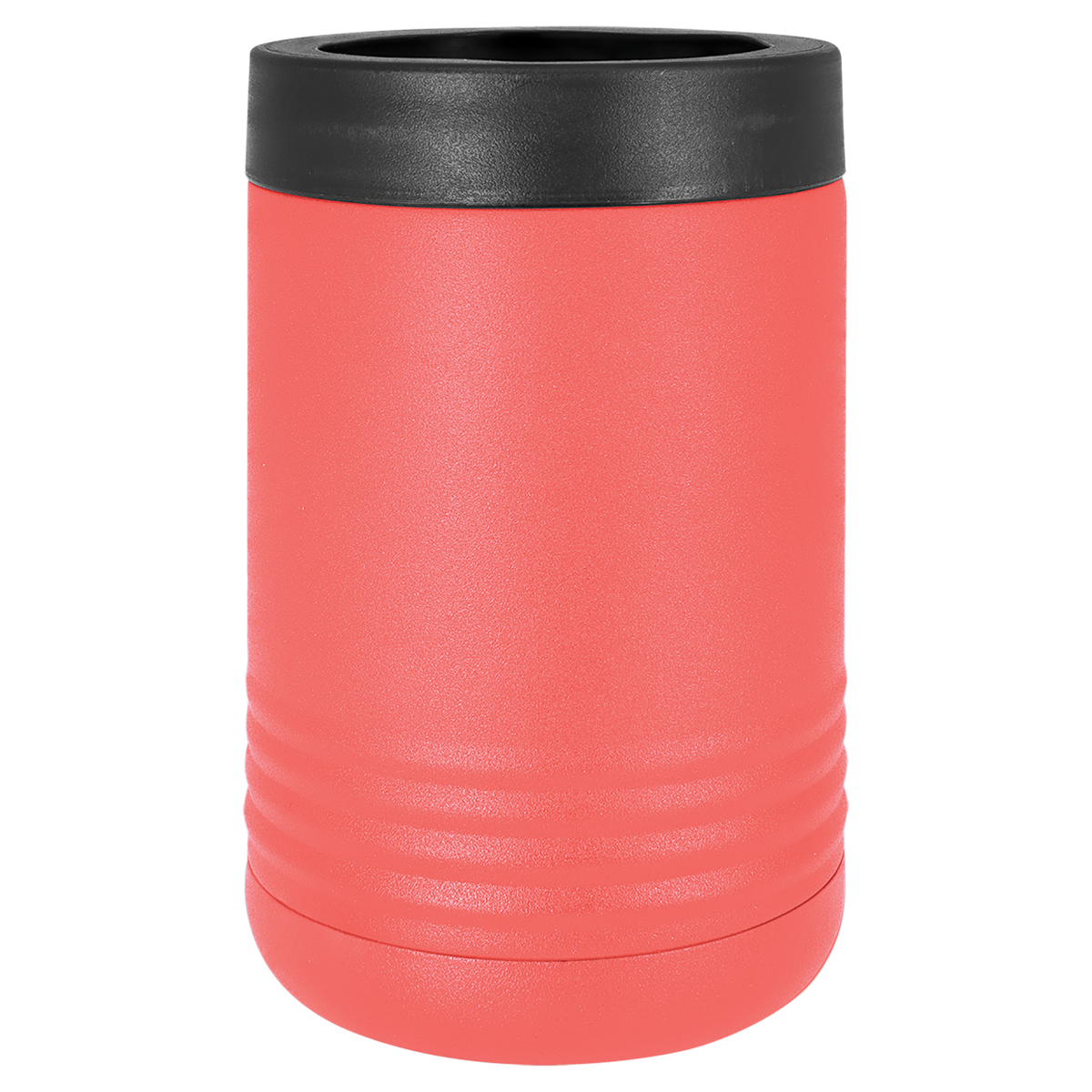 Coral with Silver Engraving Beverage Holder Tumbler - Laser Engraved Drinkware