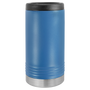 Royal Blue with Silver Engraving Slim Beverage Holder Tumbler - Laser Engraved Drinkware