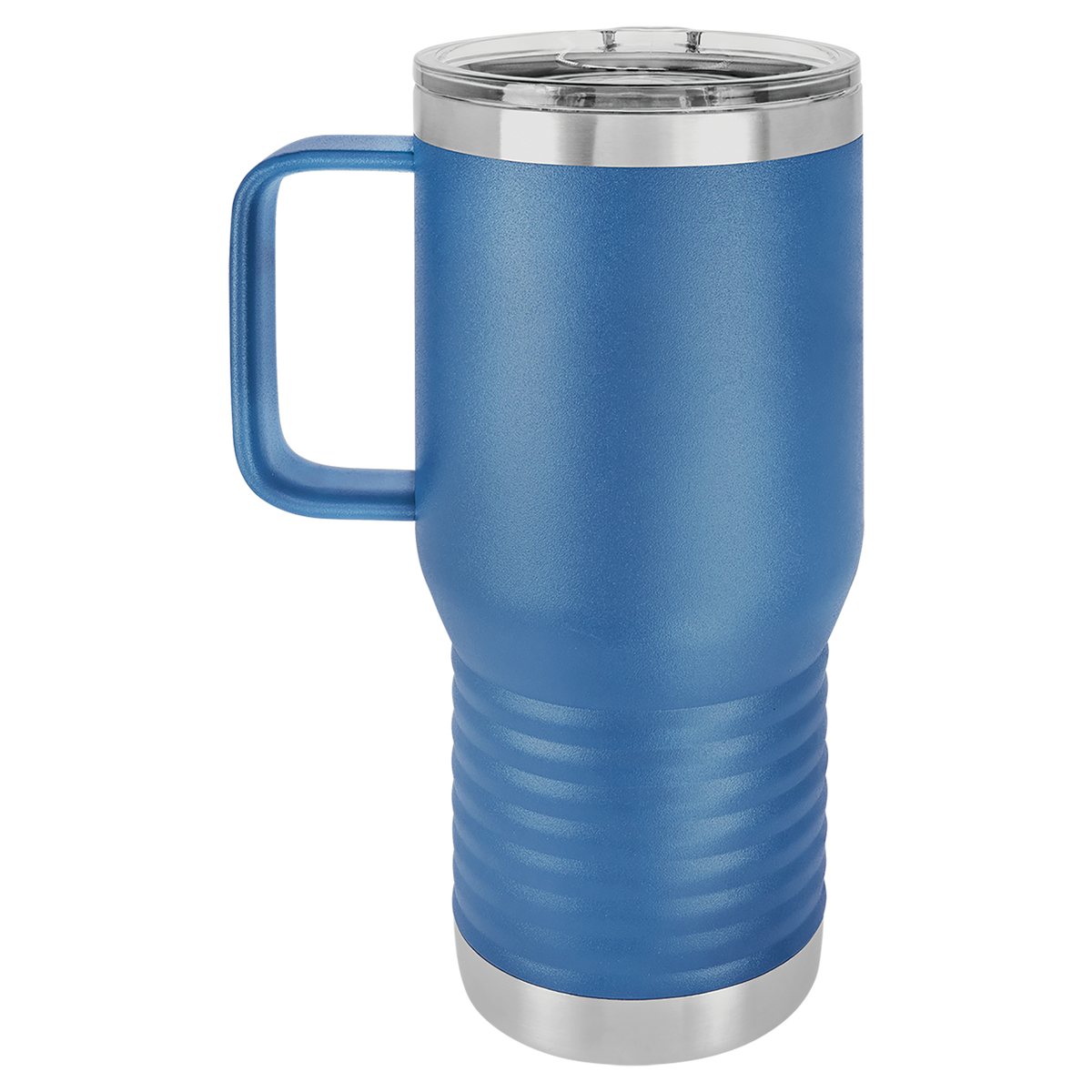 Royal Blue with Silver Engraving 20oz Coffee Mug - Laser Engraved Drinkware