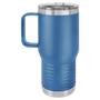 Royal Blue with Silver Engraving 20oz Coffee Mug - Laser Engraved Drinkware