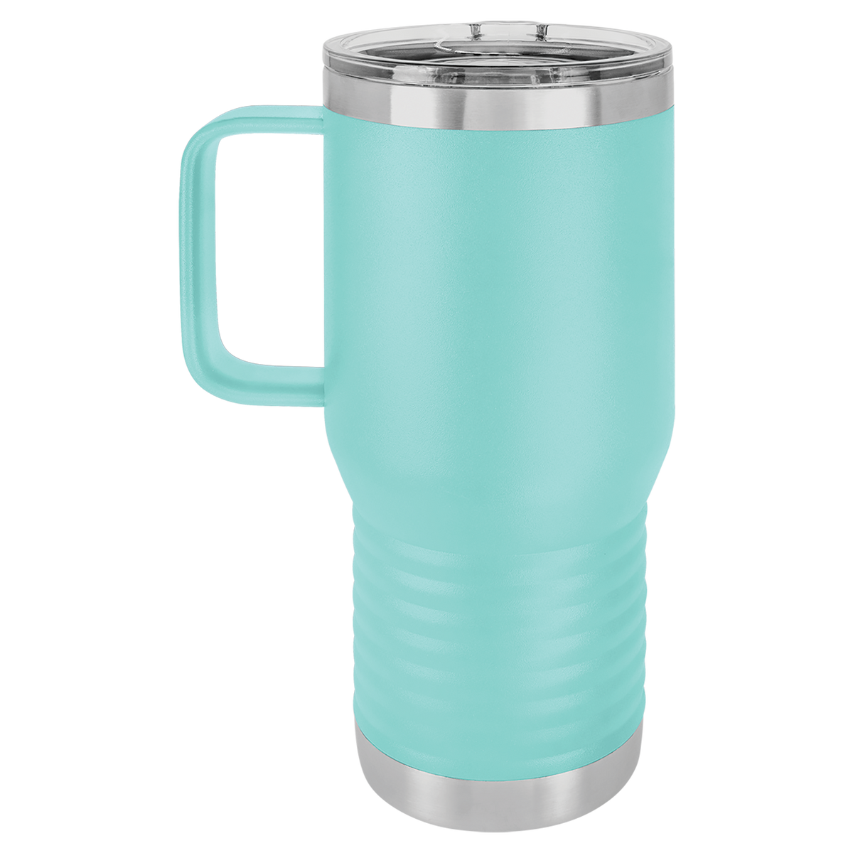 Teal with Silver Engraving 20oz Coffee Mug - Laser Engraved Drinkware