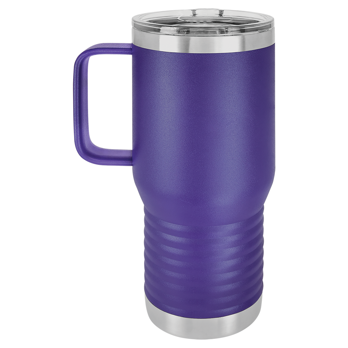 Purple with Silver Engraving 20oz Coffee Mug - Laser Engraved Drinkware