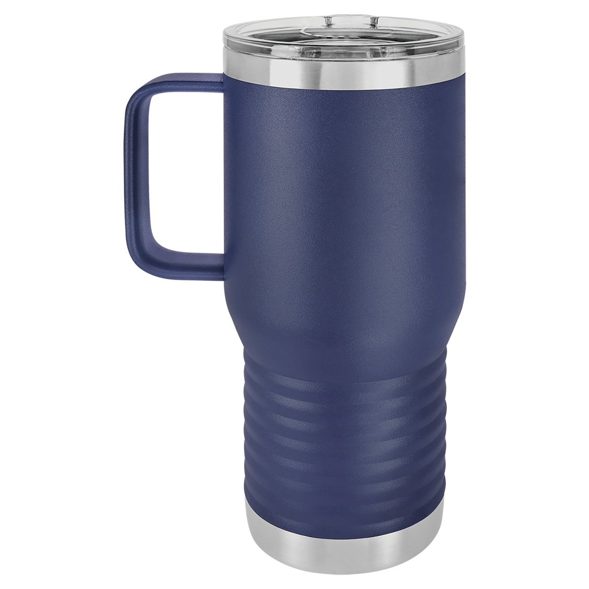 Navy Blue with Silver Engraving 20oz Coffee Mug - Laser Engraved Drinkware