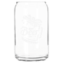A Libbey 16 oz. Beer Can Glass