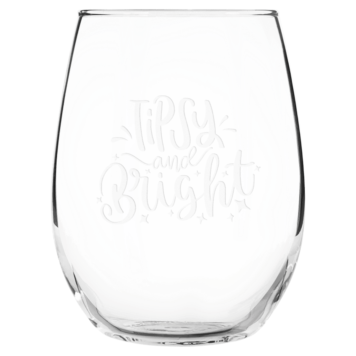 A Libbey 15 oz. Stemless Wine Glass