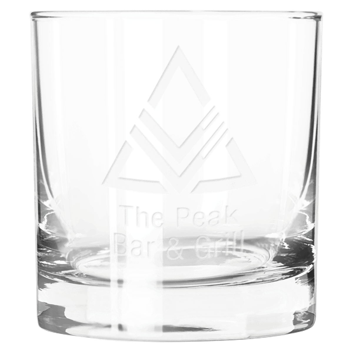 A Libbey 11 oz. Heavy Base Finedge Rocks Glass