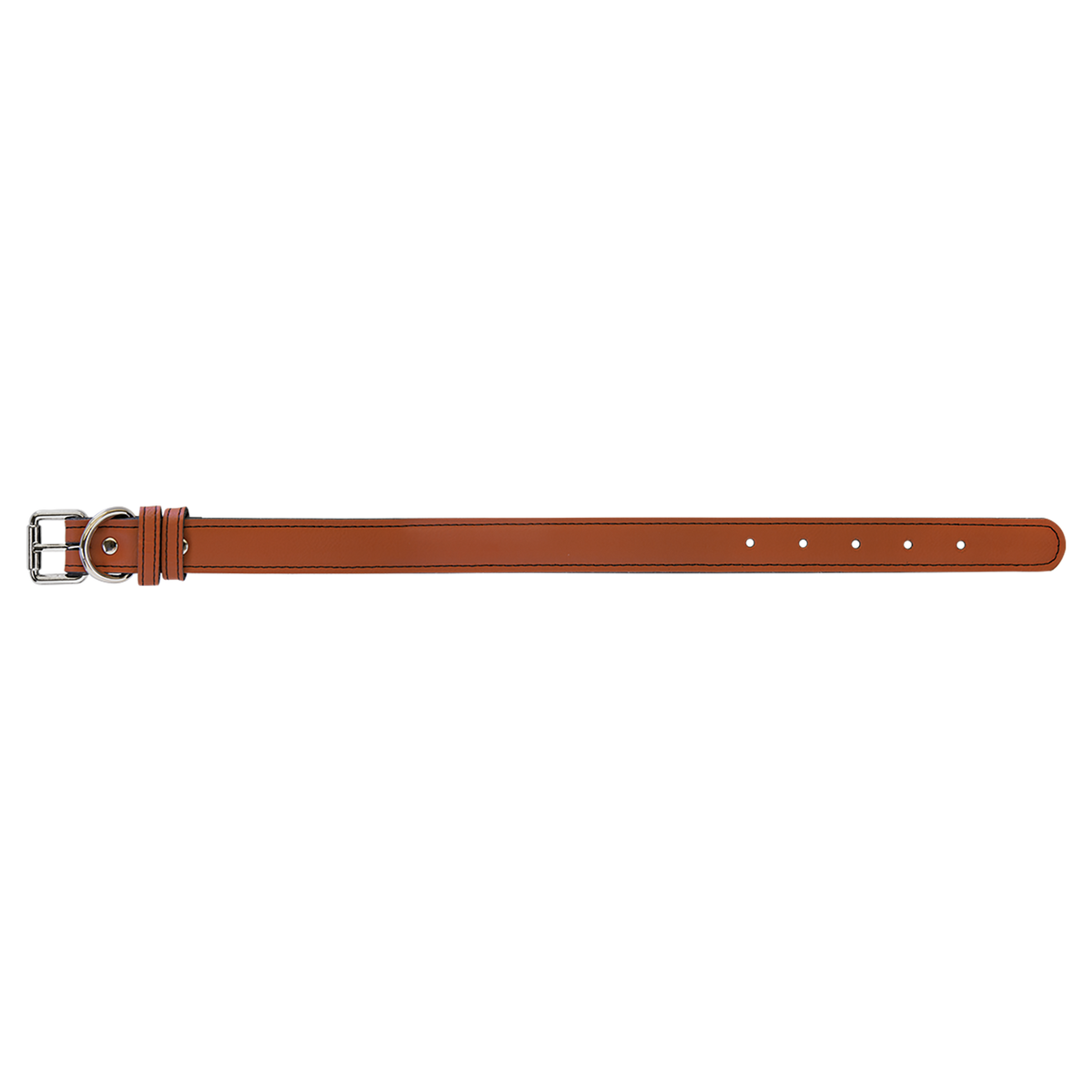 Rawhide with Black Engraving Medium Dog Collar - Laser Engraved Pet Accessory