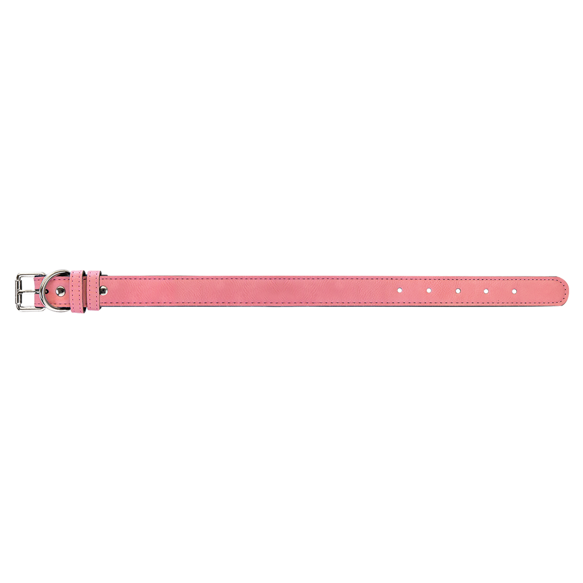 Pink with Black Engraving Medium Dog Collar - Laser Engraved Pet Accessory