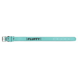 Teal with Black Engraving Medium Dog Collar - Laser Engraved Pet Accessory