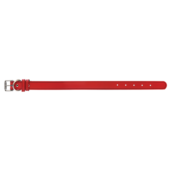Red with Black Engraving Medium Dog Collar - Laser Engraved Pet Accessory