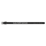 Black with Silver Engraving Large Dog Collar - Laser Engraved Pet Accessory