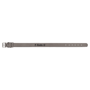 Gray with Black Engraving Extra Large Dog Collar - Laser Engraved Pet Accessory
