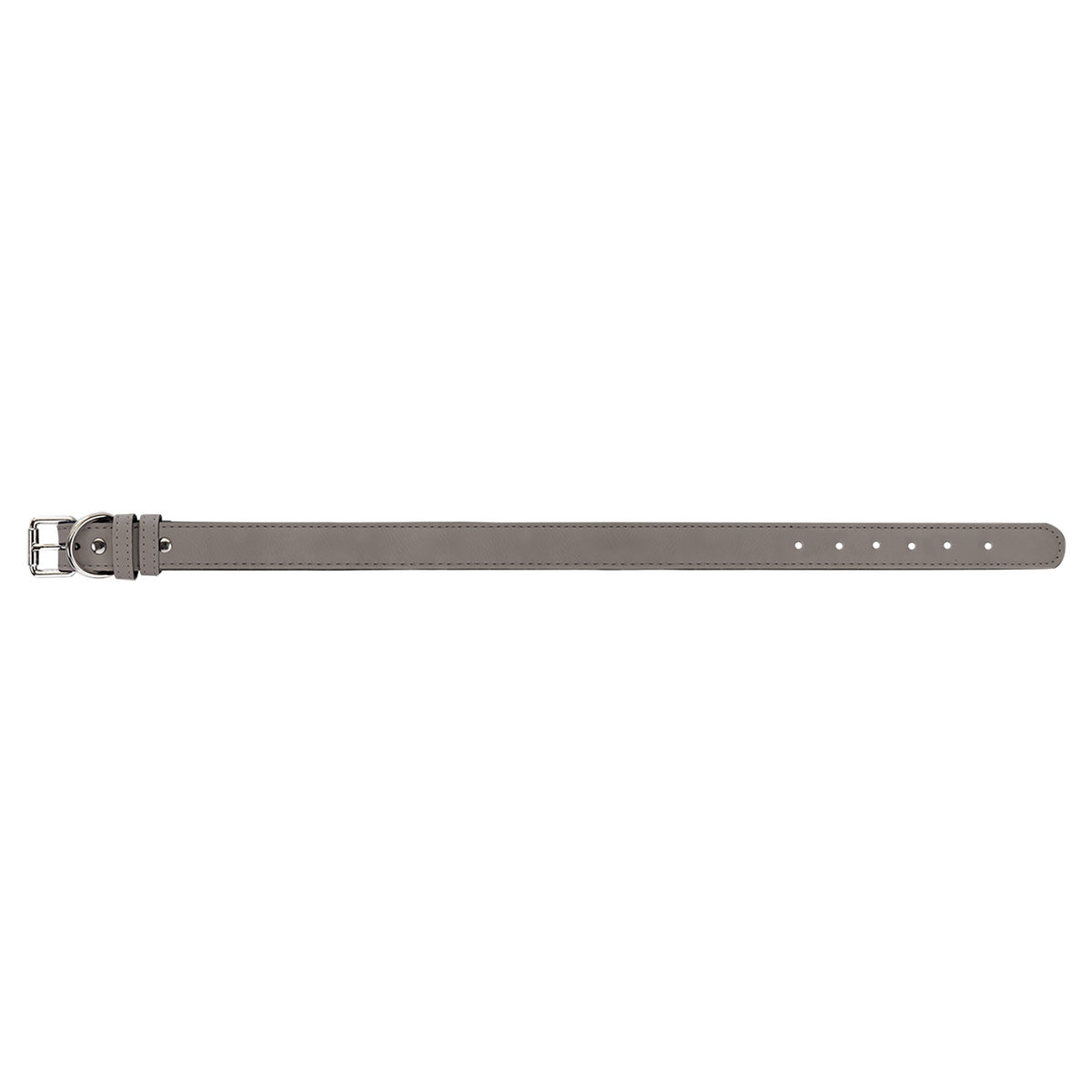 Gray with Black Engraving Extra Large Dog Collar - Laser Engraved Pet Accessory