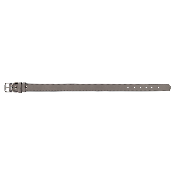 Gray with Black Engraving Extra Large Dog Collar - Laser Engraved Pet Accessory