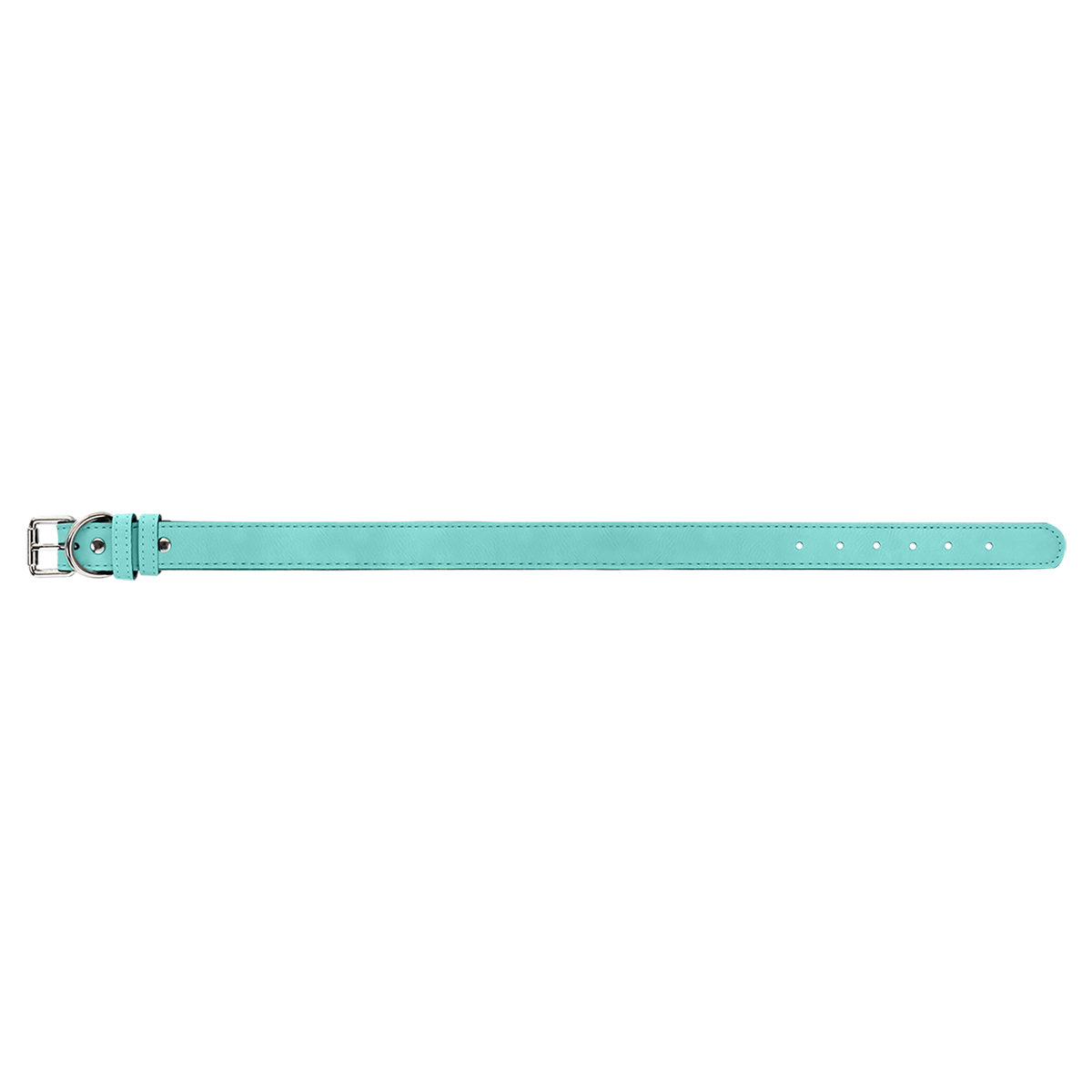 Teal with Black Engraving Extra Large Dog Collar - Laser Engraved Pet Accessory