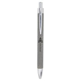 Gray with Silver Engraving Laser Engraved Pen - Laser Engraved Gift