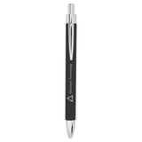 Black with Silver Engraving Laser Engraved Pen - Laser Engraved Gift