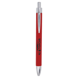 Red with Black Engraving Laser Engraved Pen - Laser Engraved Gift