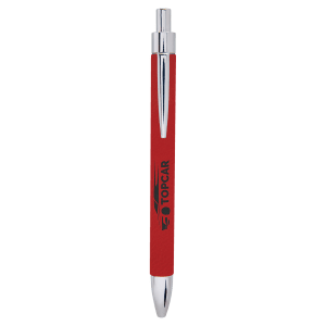 Red with Black Engraving Laser Engraved Pen - Laser Engraved Gift