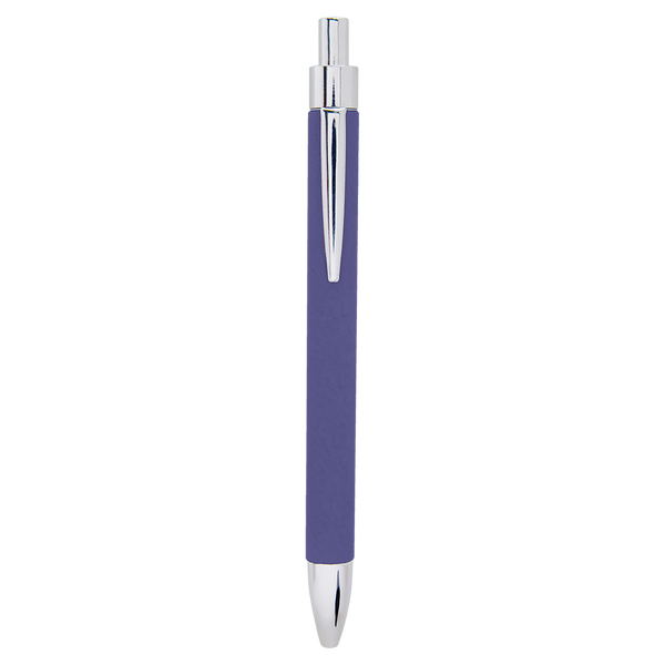 Purple with Black Engraving Laser Engraved Pen - Laser Engraved Gift