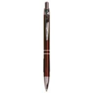 Burgundy with Trim Laser Engraved Pen with Gripper - Laser Engraved Gift