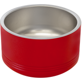 Red 18 oz Small Pet Bowl - Laser Engraved Pet Accessory