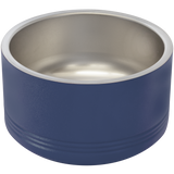 Navy Blue 18 oz Small Pet Bowl - Laser Engraved Pet Accessory