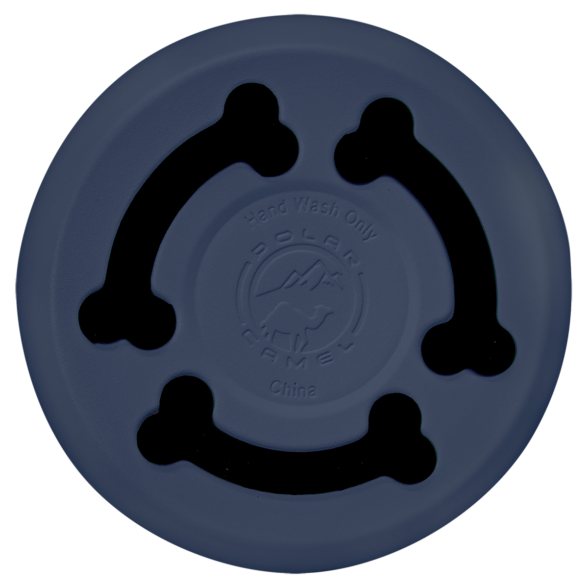 Navy Blue 18 oz Small Pet Bowl - Laser Engraved Pet Accessory