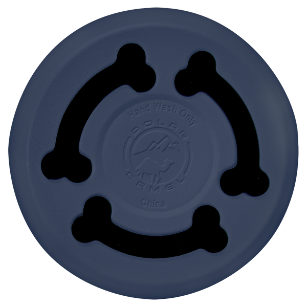 Navy Blue 18 oz Small Pet Bowl - Laser Engraved Pet Accessory