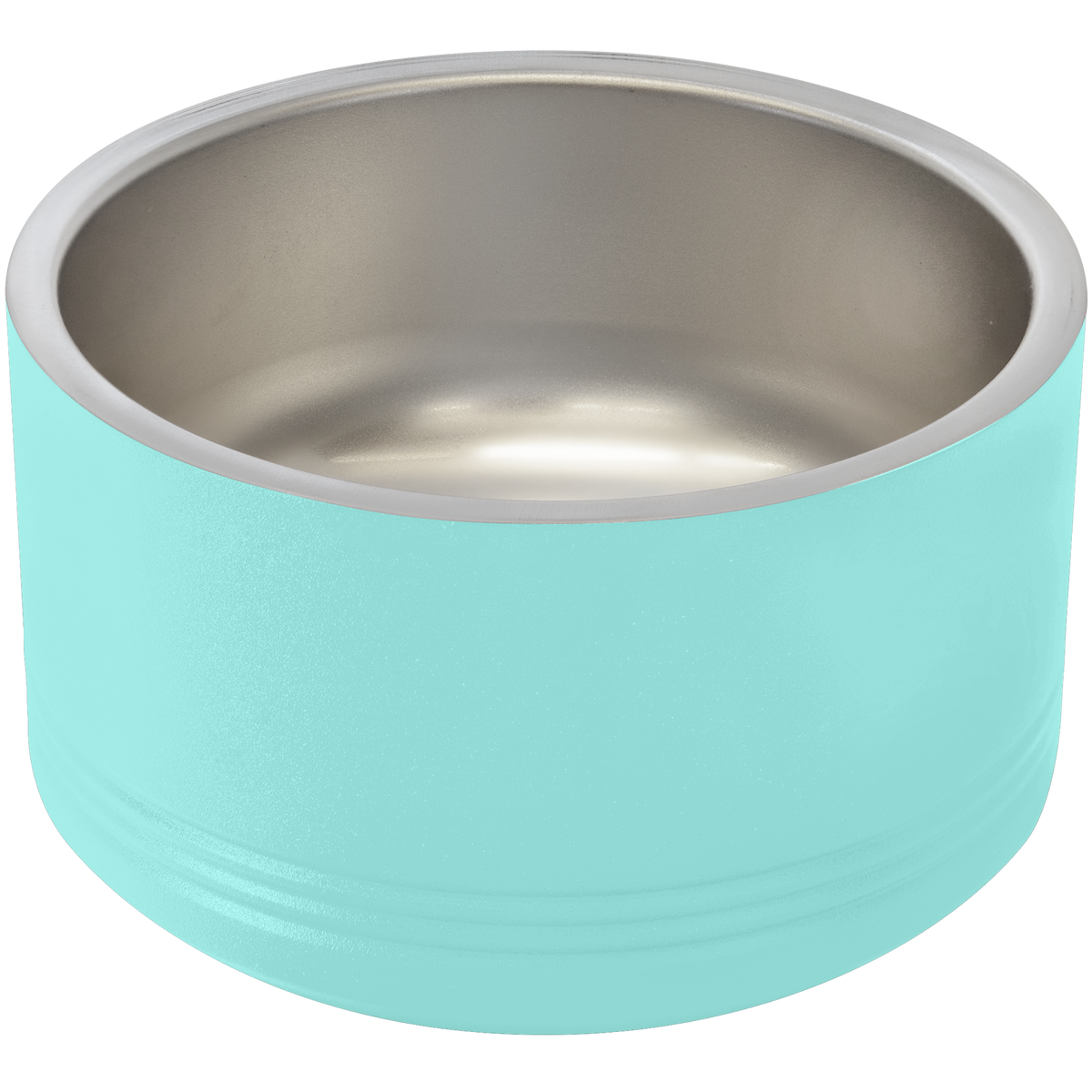 Teal 18 oz Small Pet Bowl - Laser Engraved Pet Accessory