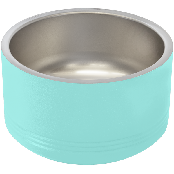 Teal 18 oz Small Pet Bowl - Laser Engraved Pet Accessory