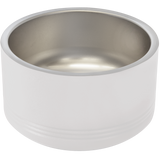 White 18 oz Small Pet Bowl - Laser Engraved Pet Accessory