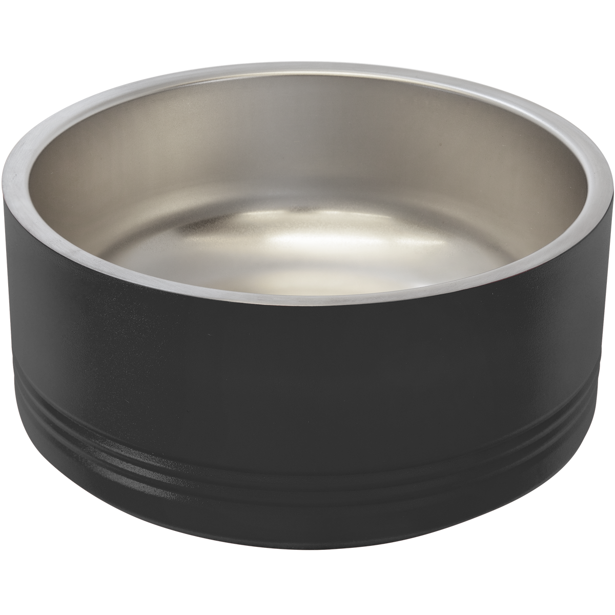 Black 32 oz Medium Pet Bowl - Laser Engraved Pet Accessory