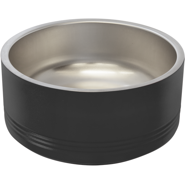 Black 32 oz Medium Pet Bowl - Laser Engraved Pet Accessory