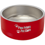Red 32 oz Medium Pet Bowl - Laser Engraved Pet Accessory