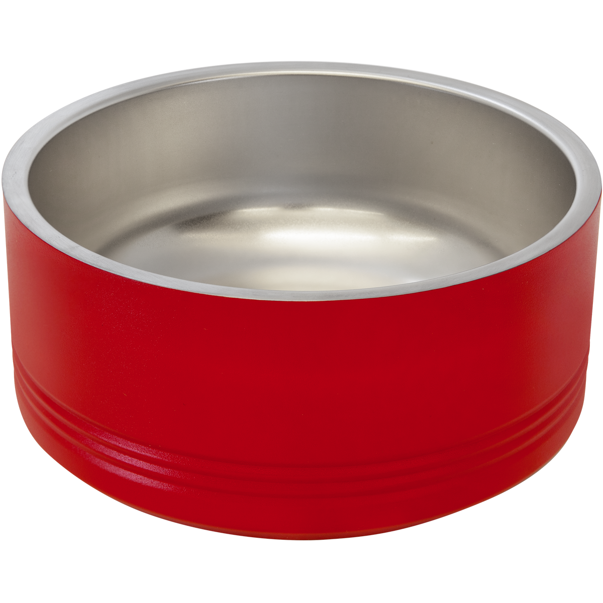 Red 32 oz Medium Pet Bowl - Laser Engraved Pet Accessory