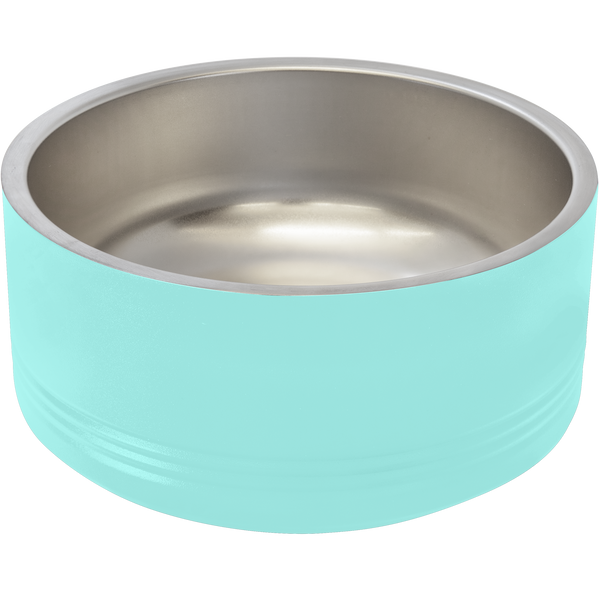 Teal 32 oz Medium Pet Bowl - Laser Engraved Pet Accessory