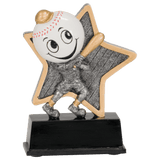 Baseball Little Pal Resin Trophy - Custom Engraved Award
