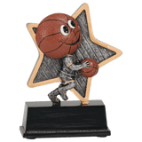 Basketball Little Pal Resin Trophy - Custom Engraved Award