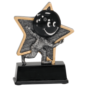 Bowling Little Pal Resin Trophy - Custom Engraved Award