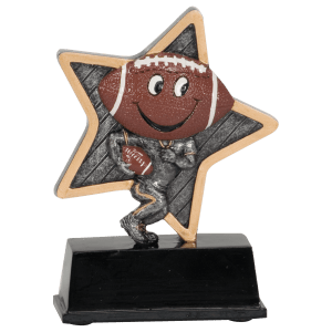 Football Little Pal Resin Trophy - Custom Engraved Award