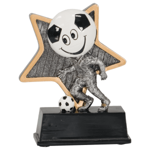 Soccer Little Pal Resin Trophy - Custom Engraved Award